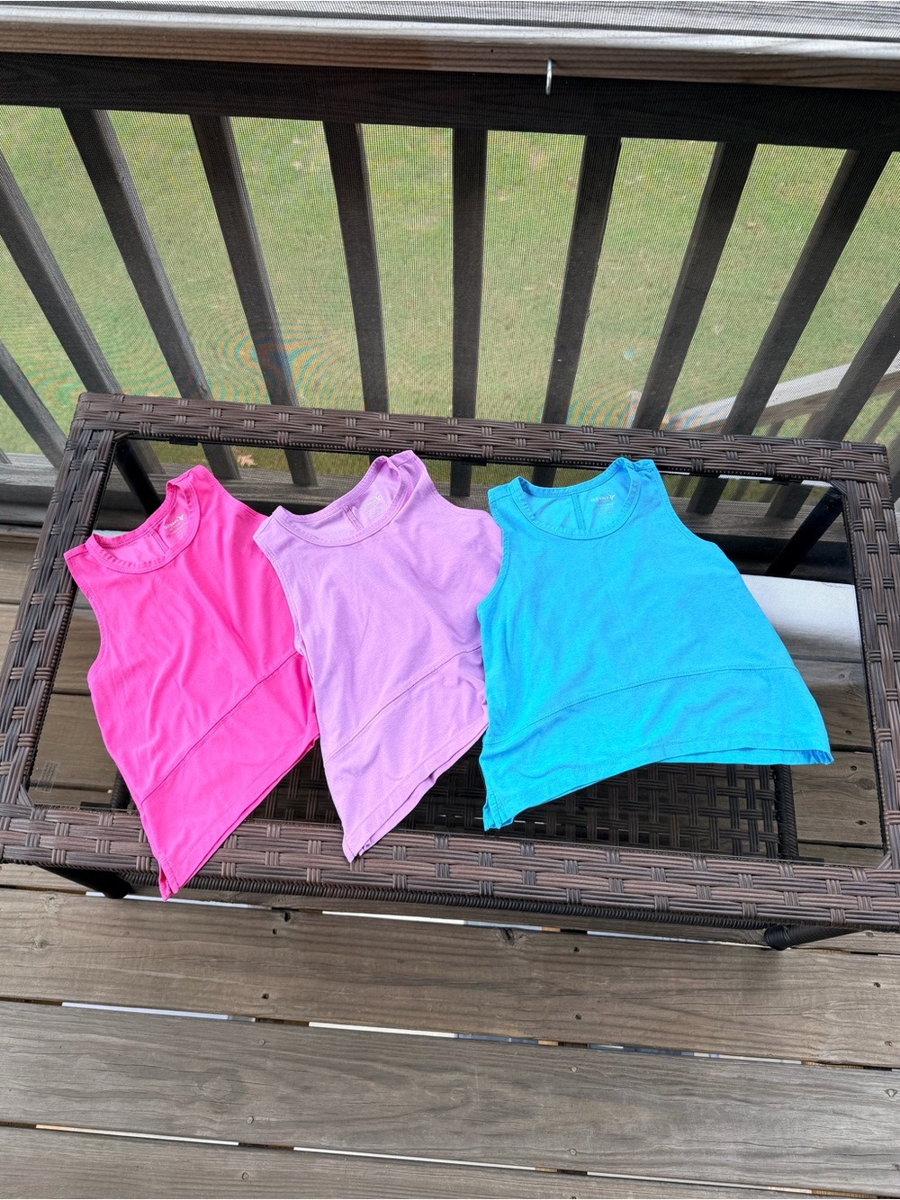 Old Navy Active Girls' Sleeveless Tank Tops - Pink, Lavender, Blue Size Small